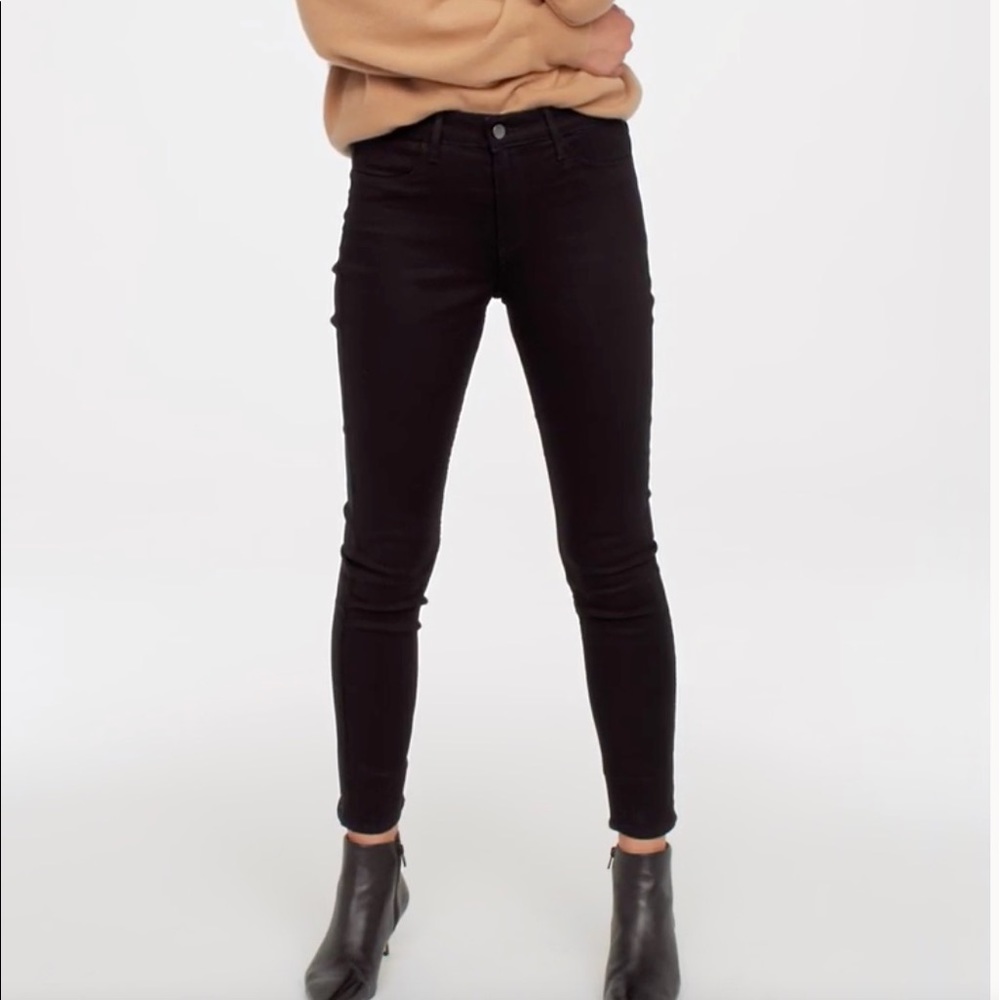 H&M Black High Rise Skinny Ankle Jeans